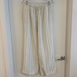 H&M Striped Wide-Leg Pants